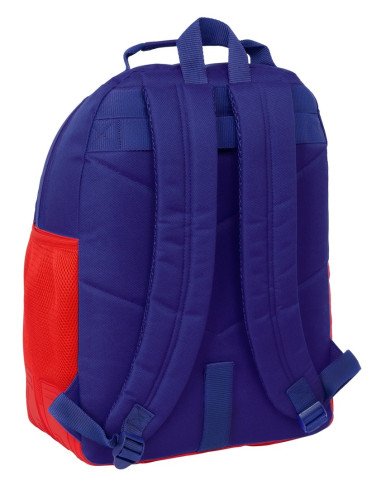 Mochila Doble Adaptable A Carro Atlético De Madrid | Reino Escolar: Mochilas y Regalos