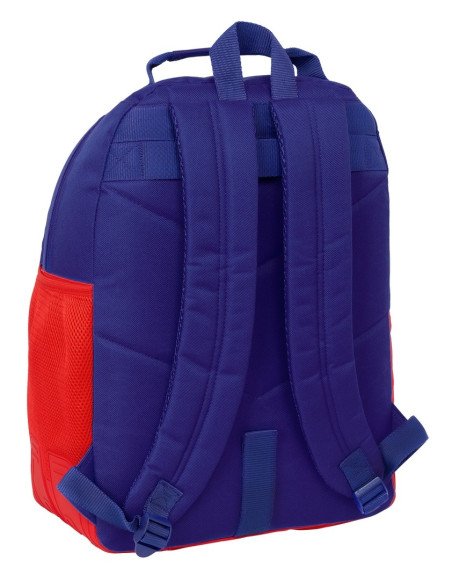 Mochila Doble Adaptable A Carro Atlético De Madrid | Reino Escolar: Mochilas y Regalos