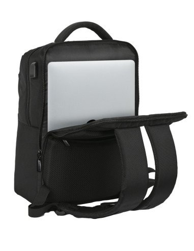 Mochila 2 Bolsillos Portatil 15.6''+Usb Sevilla Fc "Premium" | Reino Escolar: Mochilas y Regalos