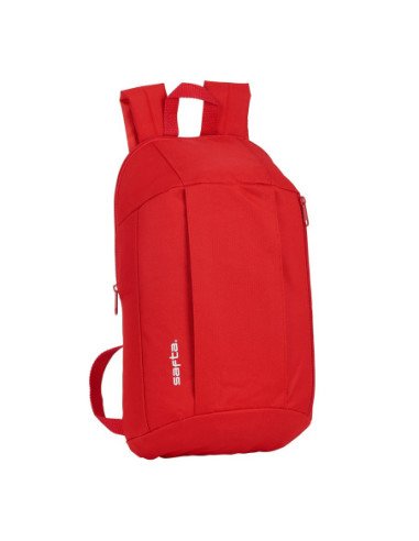 Mini Mochila Bolsillo Vertical Safta Rojo | Reino Escolar: Mochilas y Regalos