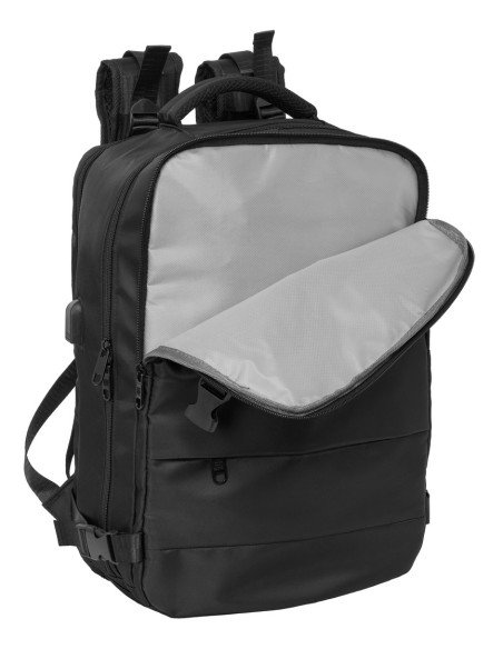 Mochila Viaje Cabina Portatil 15.6'' Safta "Negro" | Reino Escolar: Mochilas y Regalos