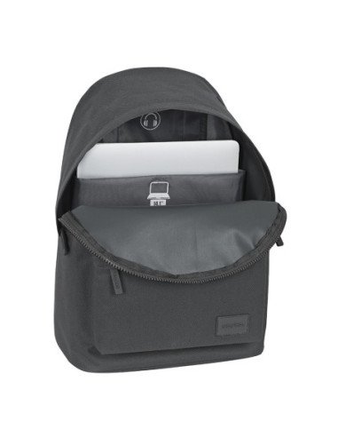 Mochila para Portátil 14.1" SAFTA Basic "Gris" | Reino Escolar