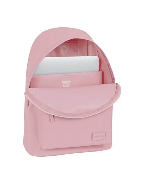 Mochila Para Portatil 14.1" Safta Basic "Rosa" | Reino Escolar: Mochilas y Regalos