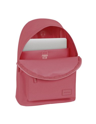 Mochila Para Portatil 14.1" Safta Basic "Marsala" | Reino Escolar: Mochilas y Regalos