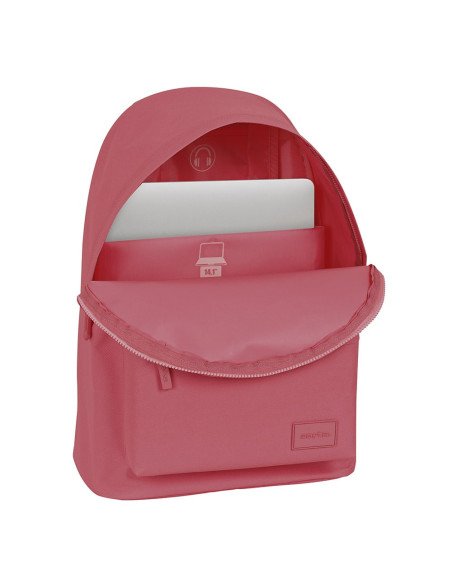Mochila Para Portatil 14.1" Safta Basic "Marsala" | Reino Escolar: Mochilas y Regalos