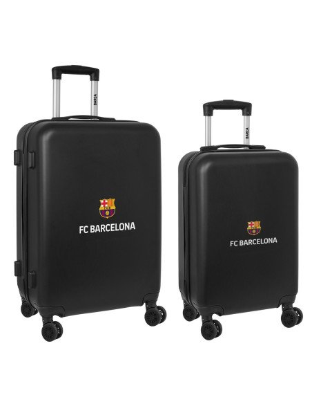 Set 2 Trolleys Cabina 20"+ Mediano 24" F.C.Barcelona 3 Equipacion | Reino Escolar: Mochilas y Regalos