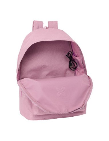 Mochila Doble Para Portatil 15.6" + Usb Munich Basicos "Rosa" | Reino Escolar: Mochilas y Regalos