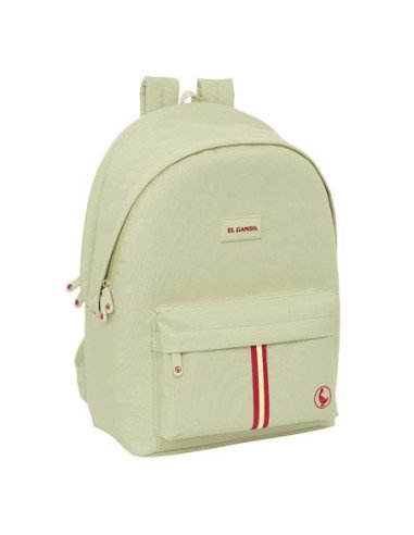 Mochila Doble para Portátil 15.6" + USB El Ganso Basics "Beige"