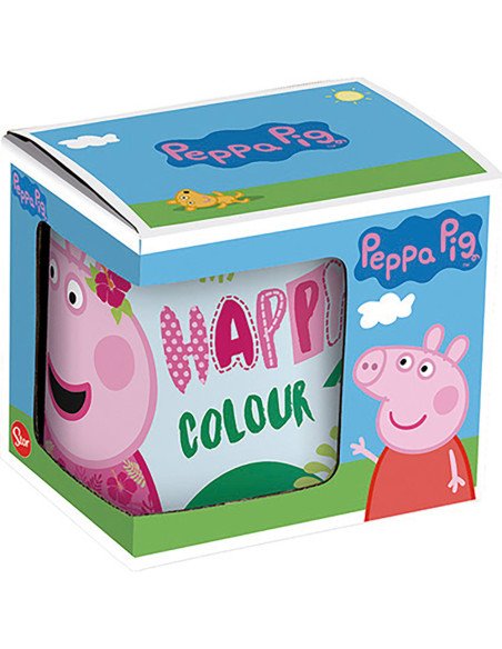 Taza Grande 325 ml Peppa Pig "Having Fun" | Reino Escolar