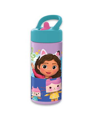 Botella Pp Playground 410ml Gabby'S Dollhouse "Party" | Reino Escolar: Mochilas y Regalos