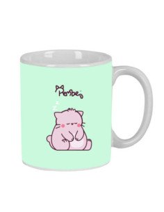 Taza Grande Pembe "The Pink Cat" | Reino Escolar: Mochilas y Regalos