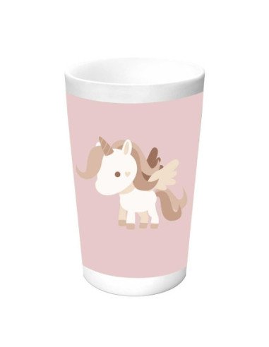 Set de Platos Cubiertos y Vaso SAFTA Preescolar "Unicornio"