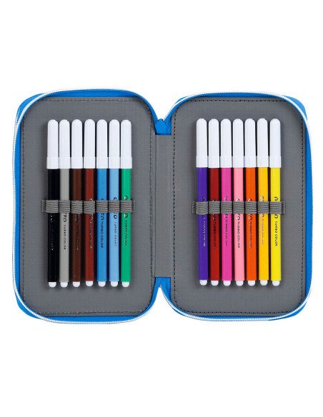Plumier Doble Pequeño 28 piezas RCD Espanyol | Reino Escolar