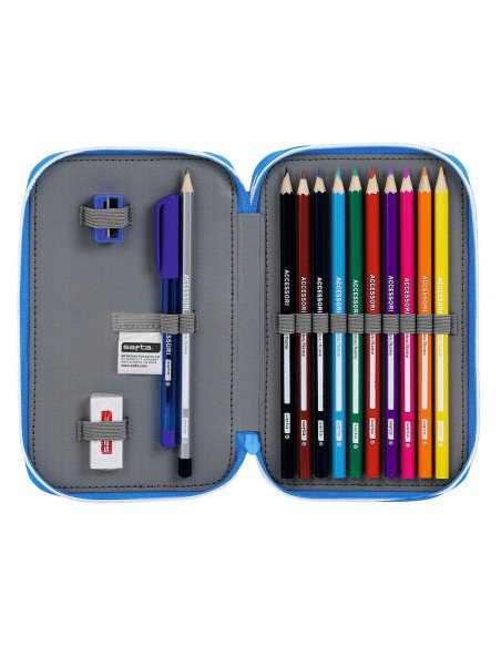 Plumier Doble Pequeño 28 piezas RCD Espanyol | Reino Escolar