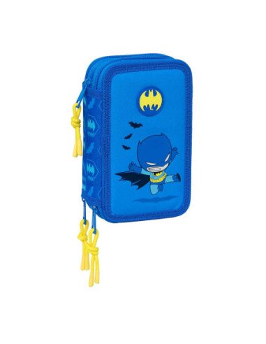 Plumier Triple 37 piezas Batman Preescolar | Reino Escolar