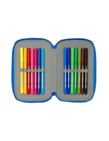 Plumier Triple 37 piezas Batman Preescolar | Reino Escolar