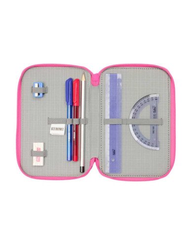 Plumier Triple 37 piezas Kuromi | Reino Escolar