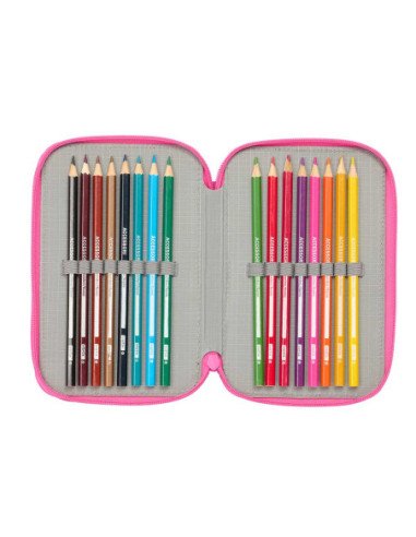 Plumier Triple 37 piezas Kuromi | Reino Escolar