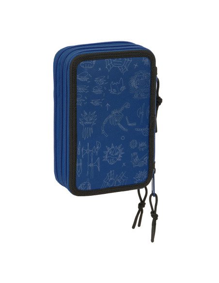Plumier Triple 37 Pcs Como Entrenar A Tu Dragon | Reino Escolar: Mochilas y Regalos