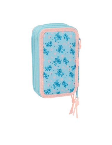 Plumier Triple 37 piezas Stitch "Ohana" | Reino Escolar
