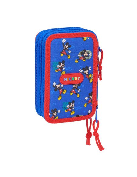 Plumier Triple 37 piezas Mickey Mouse "Today" | Reino Escolar