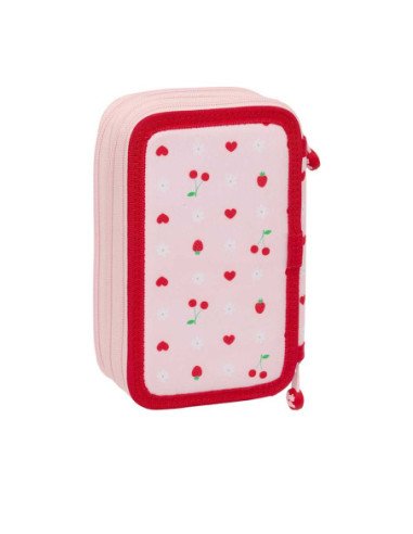 Plumier Triple 37 Pcs Glowlab "Frutitas" | Reino Escolar: Mochilas y Regalos