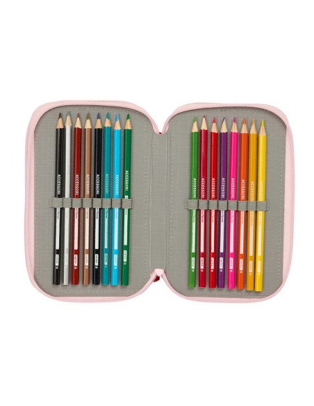 Plumier Triple 37 Pcs Glowlab "Frutitas" | Reino Escolar: Mochilas y Regalos