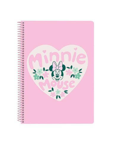 Libreta Cuarto 80 H. Tapas Duras Minnie Mouse "Minty" | Reino Escolar: Mochilas y Regalos