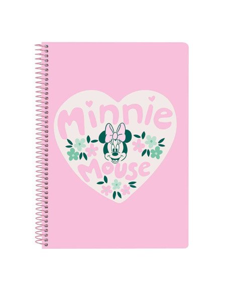 Libreta Cuarto 80 H. Tapas Duras Minnie Mouse "Minty" | Reino Escolar: Mochilas y Regalos