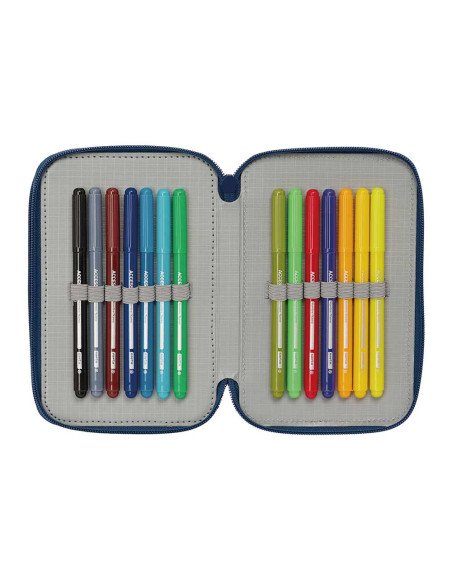 Plumier Triple 37 piezas Spider-Man | Reino Escolar