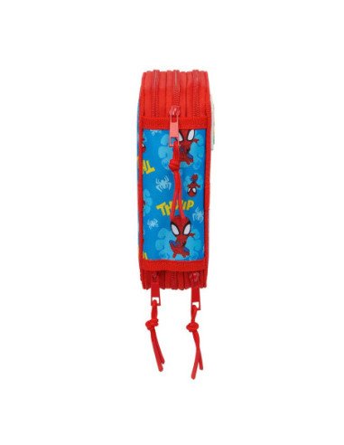 Plumier Triple 37 piezas Spidey | Reino Escolar