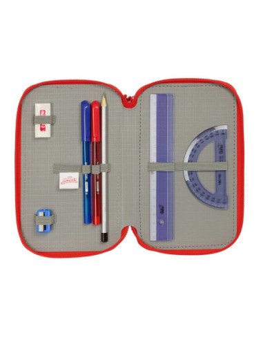 Plumier Triple 37 piezas Spidey | Reino Escolar