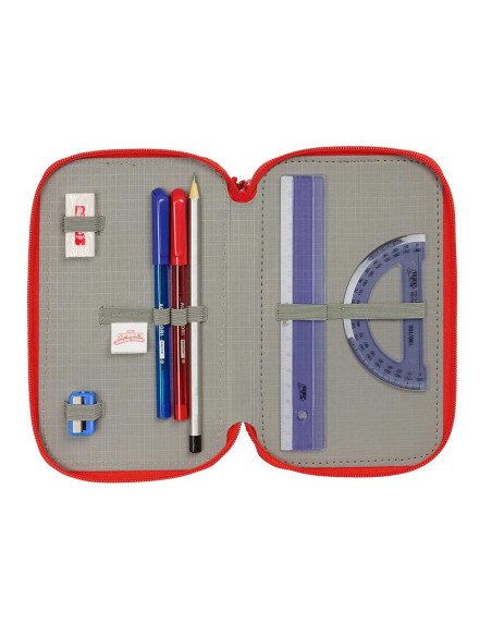 Plumier Triple 37 piezas Spidey | Reino Escolar