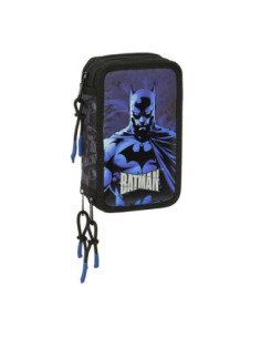 Plumier Triple 37 Pcs Batman | Reino Escolar: Mochilas y Regalos