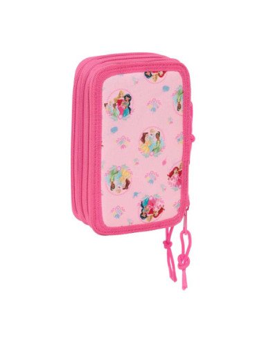Plumier Triple 37 Pcs Princesas Disney | Reino Escolar: Mochilas y Regalos