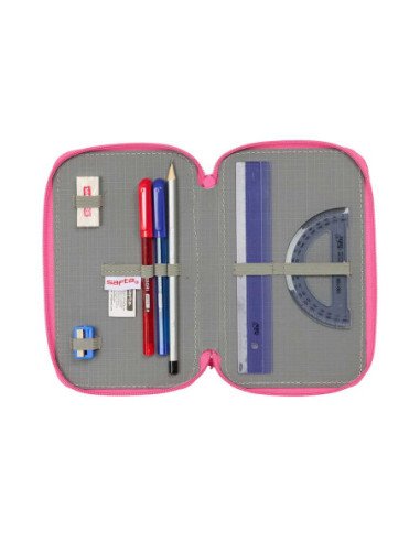 Plumier Triple 37 Pcs Princesas Disney | Reino Escolar: Mochilas y Regalos
