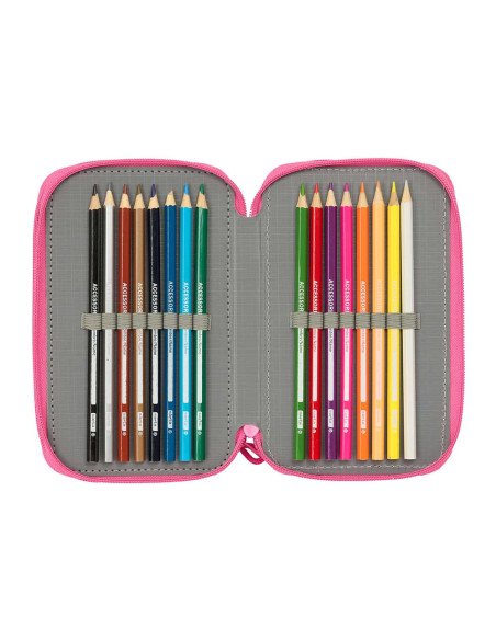 Plumier Triple 37 Pcs Princesas Disney | Reino Escolar: Mochilas y Regalos