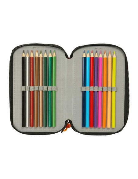 Plumier Triple 37 piezas Naruto | Reino Escolar