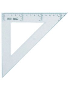 Escuadra de 25 cm.Cristal | Reino Escolar 2