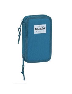 Plumier Doble Pqño 28 Pcs Blackfit8 Egeo | Reino Escolar: Mochilas y Regalos