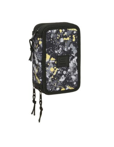 Plumier Triple 37 Pcs Safta Graffiti "Splash" | Reino Escolar: Mochilas y Regalos