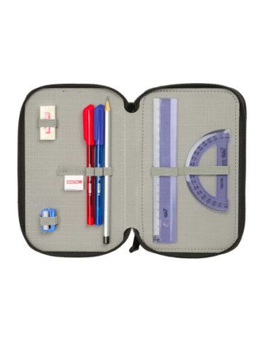 Plumier Triple 37 Pcs Safta Graffiti "Splash" | Reino Escolar: Mochilas y Regalos