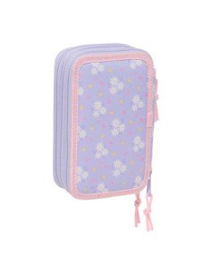 Plumier Triple 37 Pcs Safta "Bouquet" | Reino Escolar: Mochilas y Regalos 2