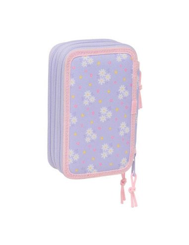 Plumier Triple 37 Pcs Safta "Bouquet" | Reino Escolar: Mochilas y Regalos
