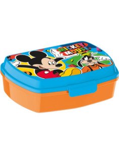 Sandwichera Mickey Mouse "Happy Smiles" | Reino Escolar: Mochilas y Regalos