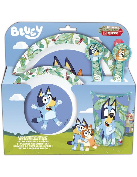 Set Micro Kids 5 Piezas en Estuche Bluey | Reino Escolar
