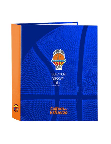 Carpeta F. 4 Anillas Lomo Ancho Valencia Basket | Reino Escolar