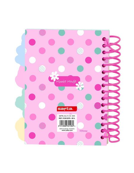 Bloc De Notas A6 Minnie Mouse "Minty" | Reino Escolar: Mochilas y Regalos