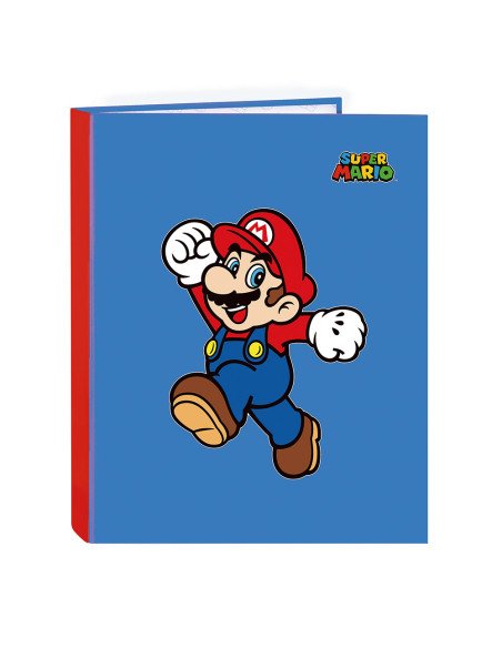Carpeta Folio 4 Ani.Mixtas Super Mario "World" | Reino Escolar: Mochilas y Regalos