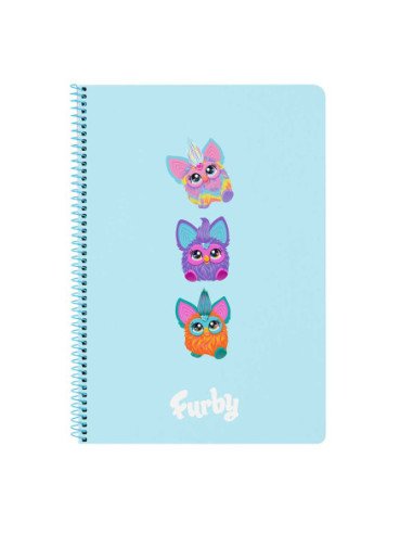 Libreta Folio 80 H. Tapas Duras Furby | Reino Escolar: Mochilas y Regalos